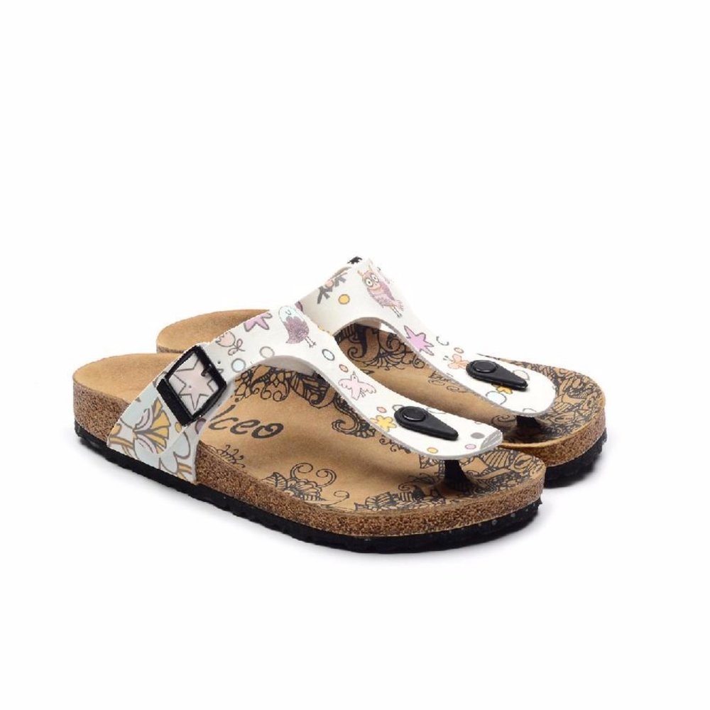 Sandal with Birds - Calceo Line of Goby Shoes